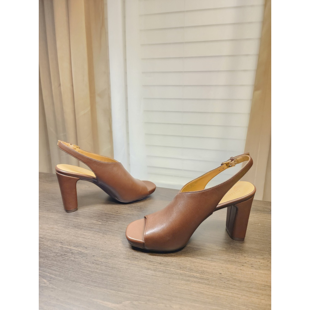 Naturalizer Women's Mason Sling Back Mule Sandals - 8 WIDE Brown - Picture 11 of 16